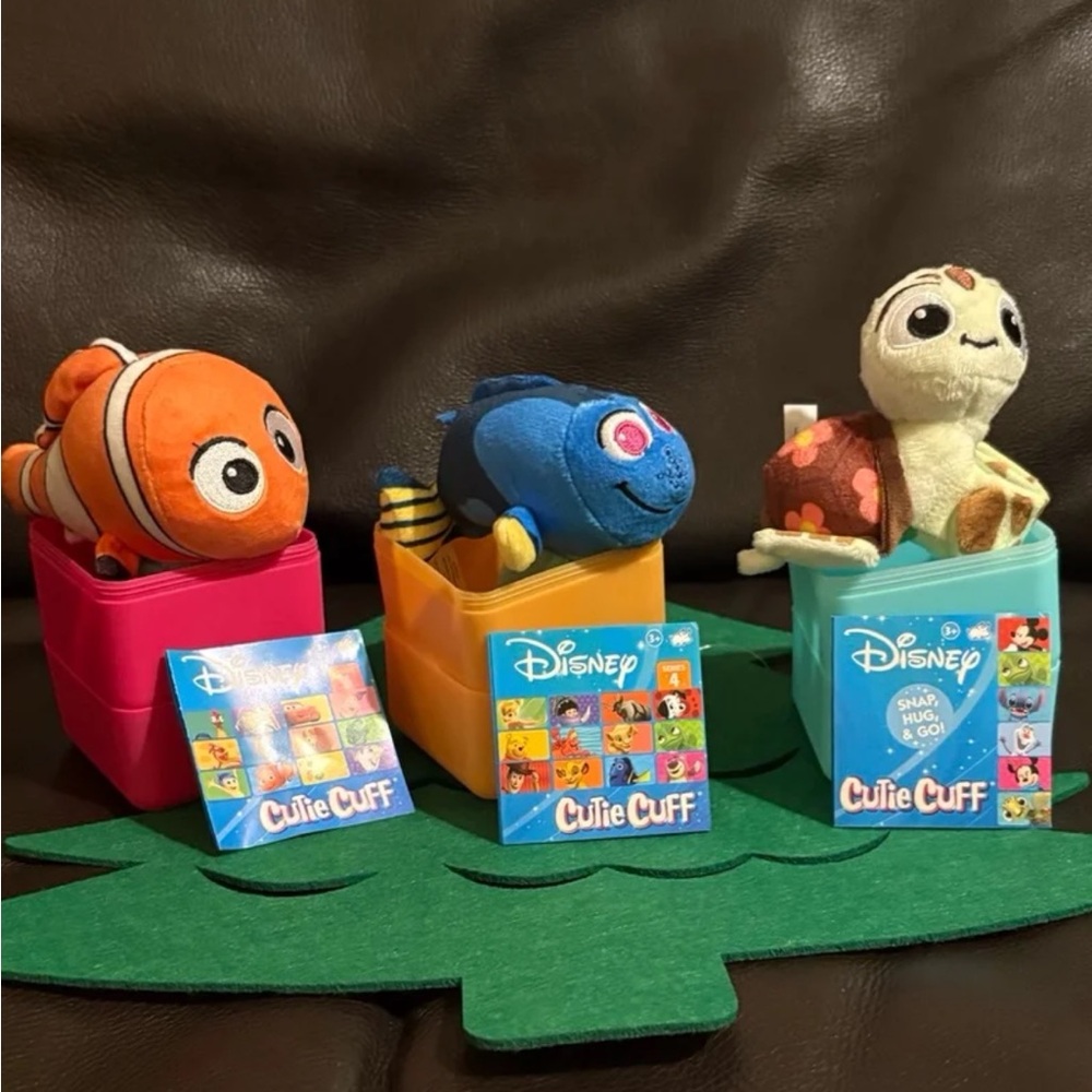 Disney CutieCuff Trio - Nemo, Dory & Squirt
